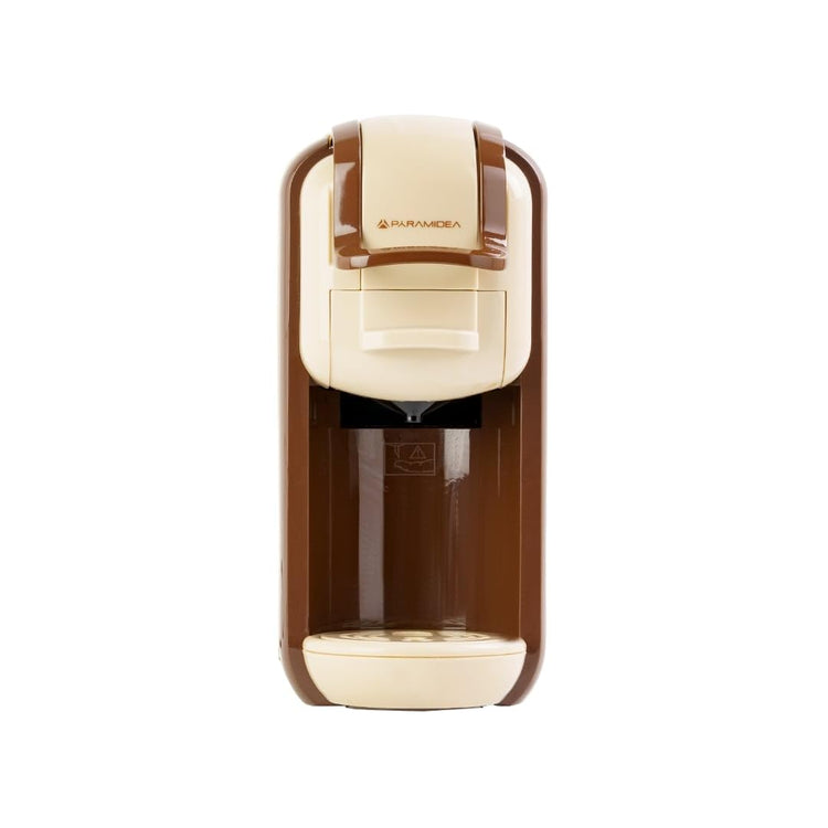 PYRAMIDEA Macchina per Caffè  3 in 1 Compatibile Nespresso Dolcegusto e Cialde Bevande Fredde da 0,6L Caffè Latte