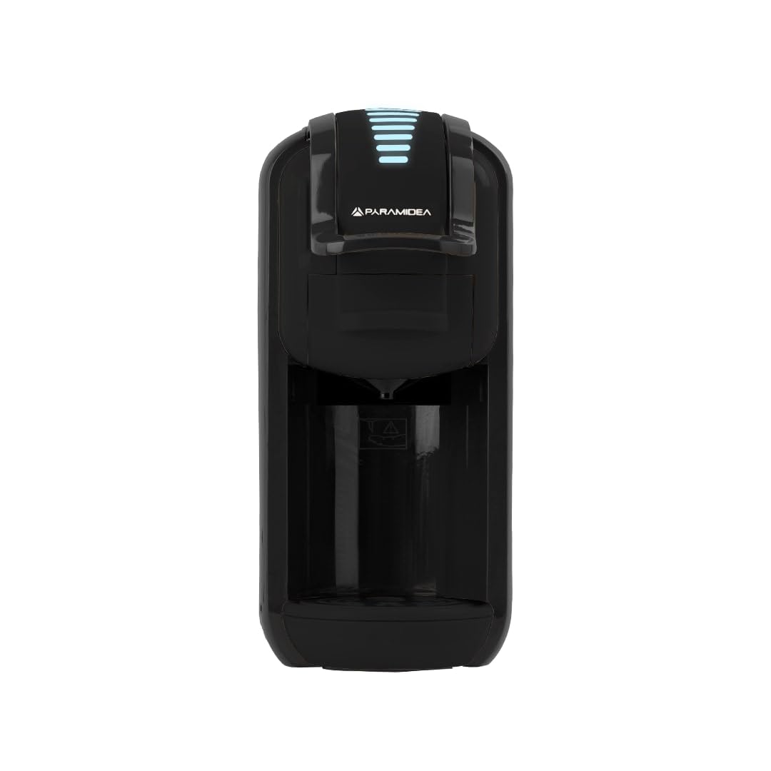 PYRAMIDEA Macchina per Caffè 3 in 1 Digitale Compatibile con Nespresso Dolcegusto e Cialde Bevande Fredde da 0,6L Nero ICP311BPLUS