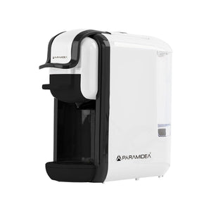 PYRAMIDEA Macchina per Caffè  3 in 1 Compatibile Nespresso Dolcegusto e Cialde Bevande Fredde da 0,6L Bianco