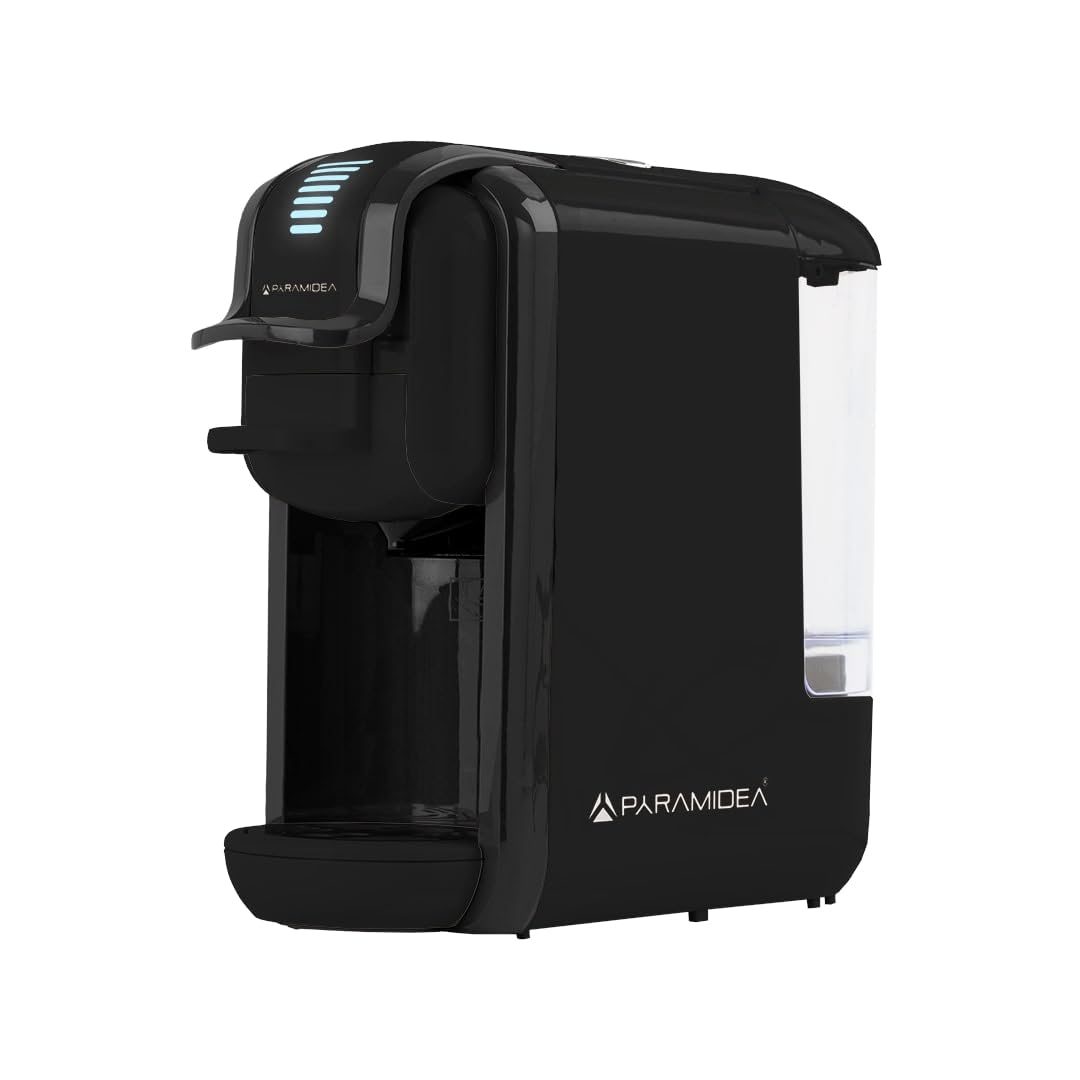 PYRAMIDEA Macchina per Caffè 3 in 1 Digitale Compatibile con Nespresso Dolcegusto e Cialde Bevande Fredde da 0,6L Nero ICP311BPLUS