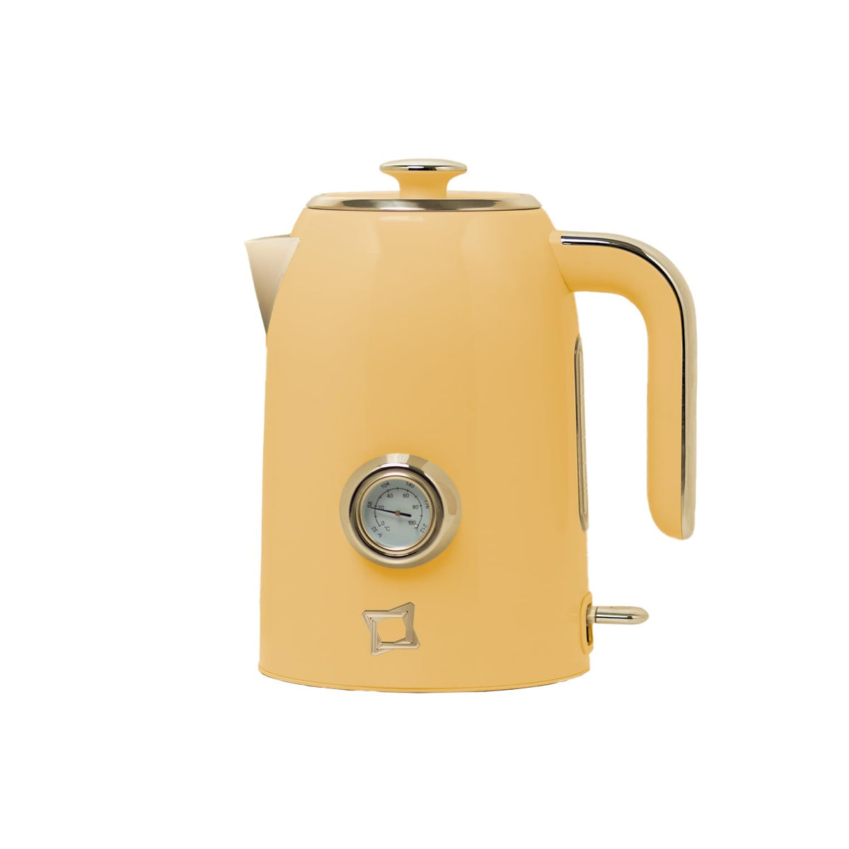 FIRST CLASS BOLLITORE Crema Stile Vintage con Corpo in Acciaio