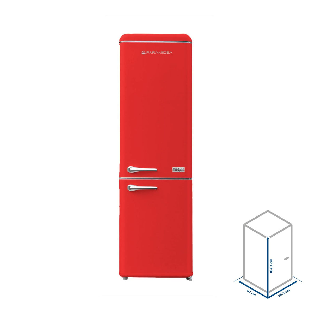 PYRAMIDEA Frigorifero Combinato Mambo Colore Azzurro Capacità Totale 300 L MAMBO309LB