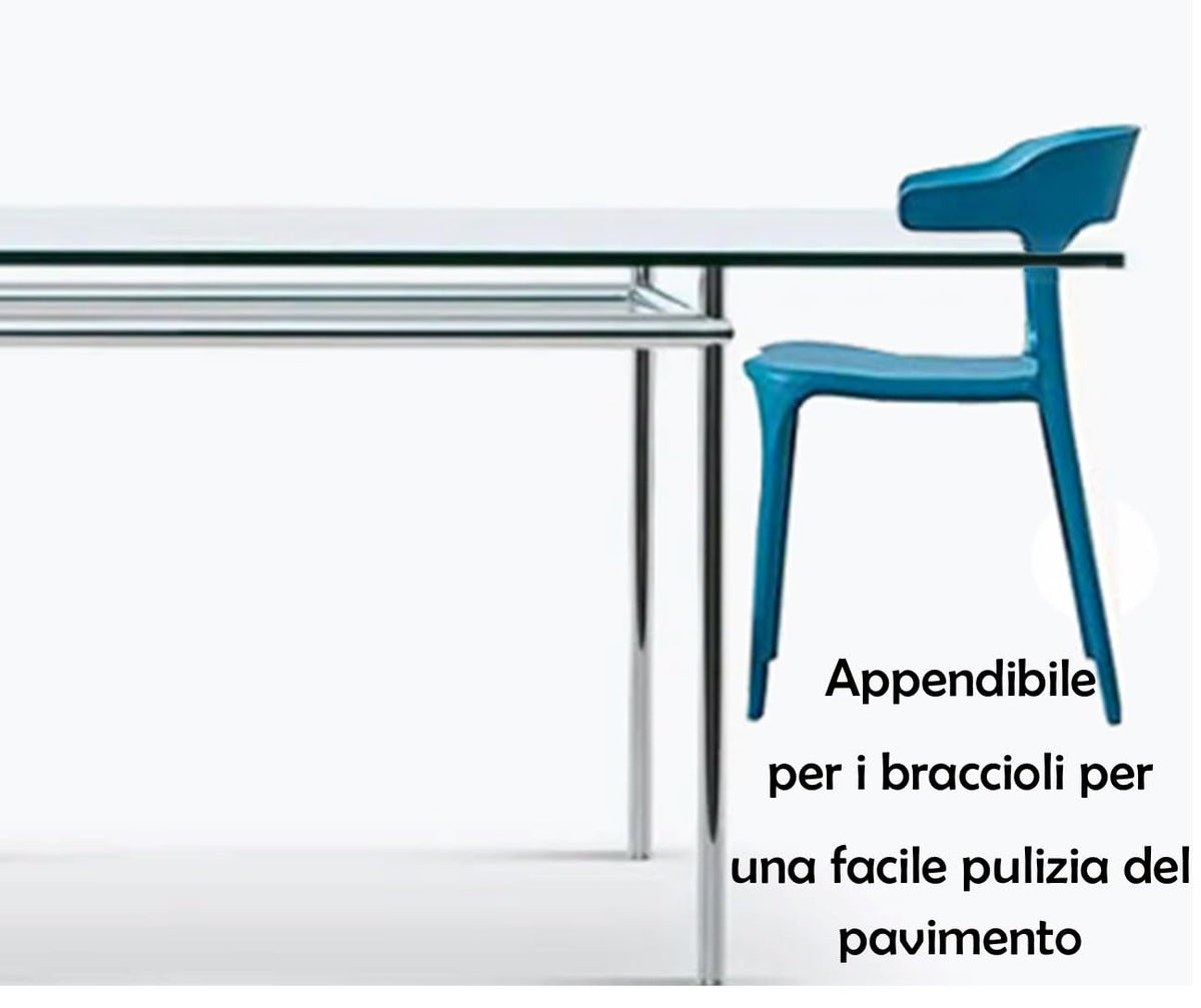 BUYBUY KIT 4 SEDIE NAPOLI BLU