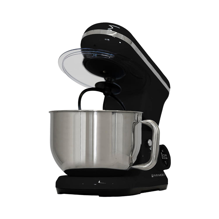 PYRAMIDEA Impastatrice con Display Digitale  8 velocità Testa Sollevabile 1200W con Funzione Pulse Capienza 5,2L Colore Nero IP5200B
