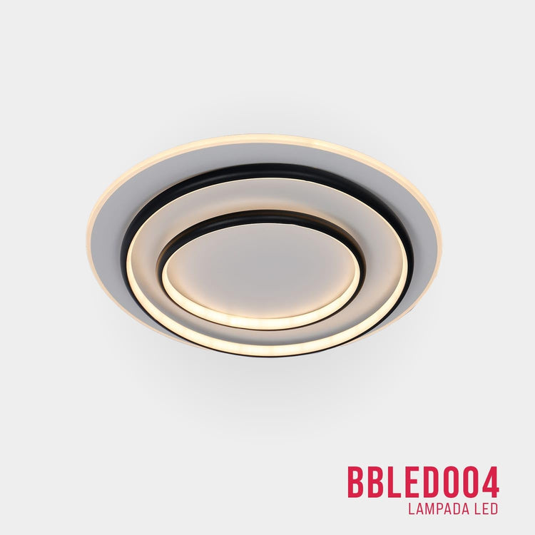 BUYBUY Lampadario LED 70W, Telecomando 2.4G, Luce Regolabile 5400lm BBLED004