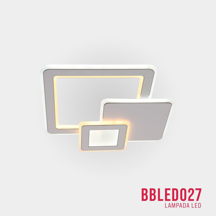 BUYBUY Lampadario LED 93W, Telecomando 2.4G, Luce Regolabile 5700lm BBLED027