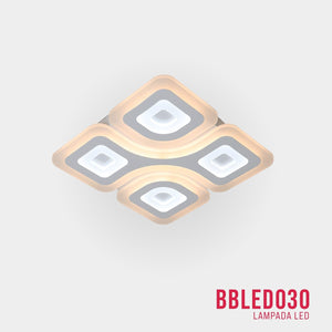 BUYBUY Lampadario LED 95W, Telecomando 2.4G, Luce Regolabile 6400lm BBLED030