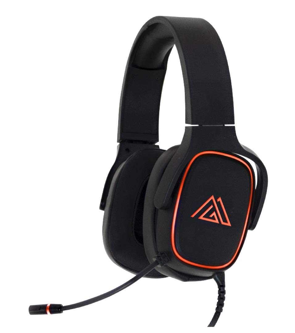 PYRAMIDEA Cuffie Gaming con Audio Surround 7.1 con Microfono Incorporato Led con Retroilluminazione Colore Nero PGH20