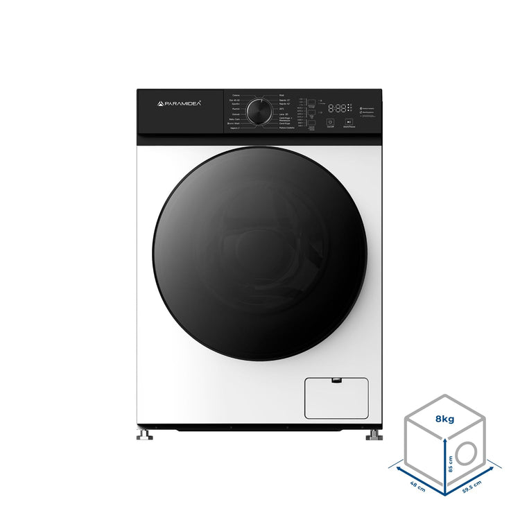 PYRAMIDEA Lavatrice 8 Kg. Inverter Classe A Bianca LVB812AINVW