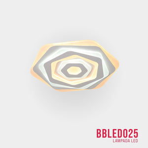 BUYBUY Lampadario LED 85W, Telecomando 2.4G, Luce Regolabile 5900lm BBLED025