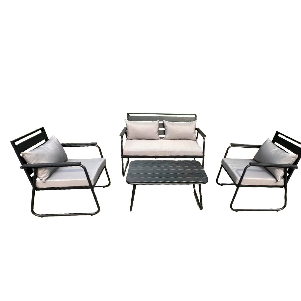 KIT TAVOLO POLTRONCINE E DIVANETTO DA GIARDINO