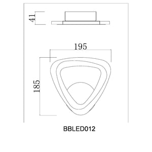 BUYBUY Lampadario LED 12W, Luce Regolabile 1300lm BBLED012