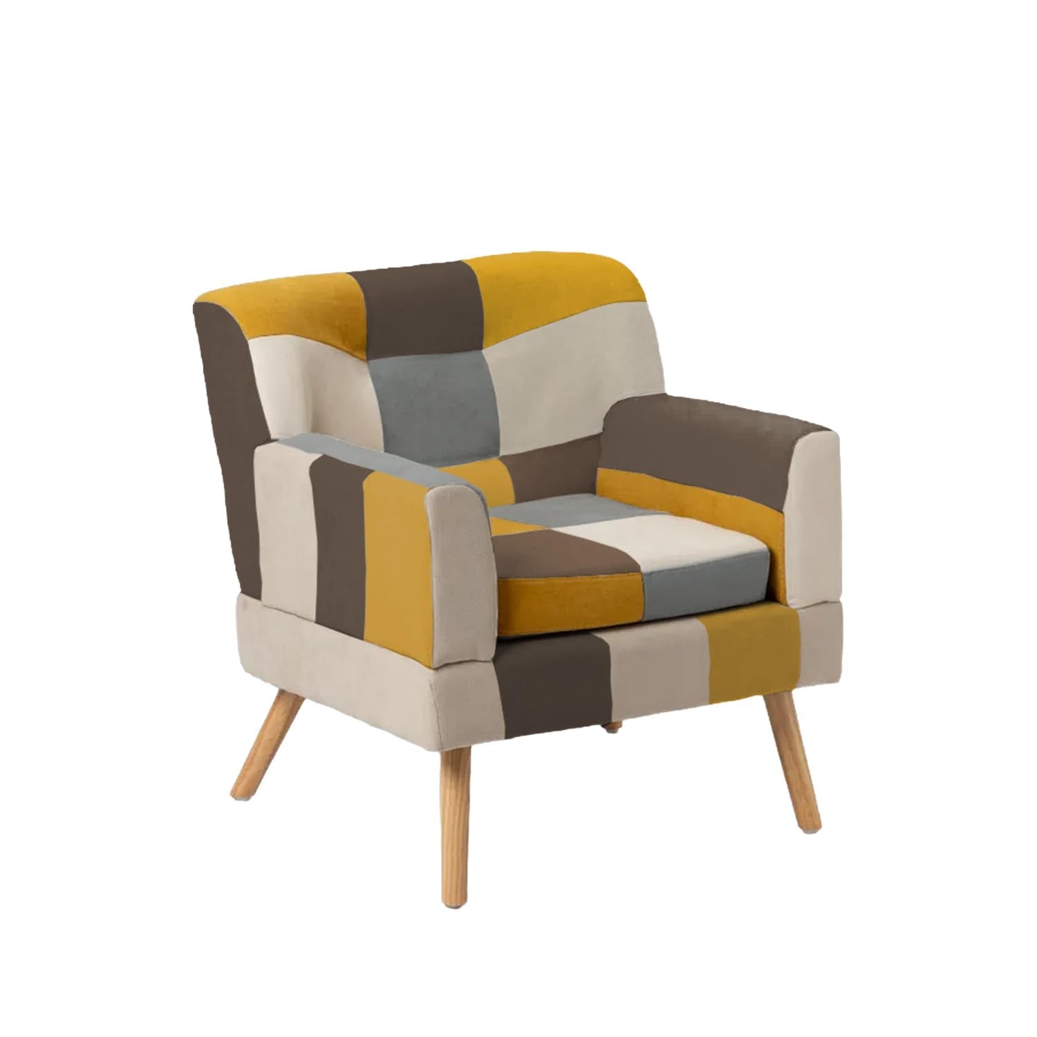 buybuy Divano 2 Posti Modello Primavera Rivestimento Stoffa Stile Patchwork PRI135