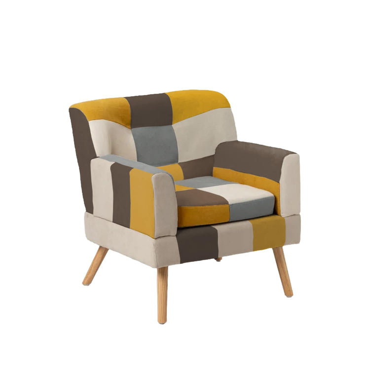 buybuy Divano 2 Posti Modello Primavera Rivestimento Stoffa Stile Patchwork PRI135