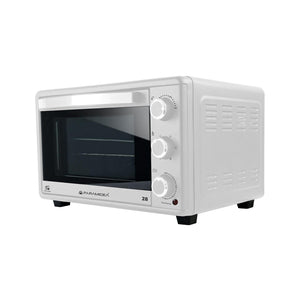 PYRAMIDEA Forno Elettrico Ventilato Capacità 28 Litri 1500W con Timer Colore Bianco