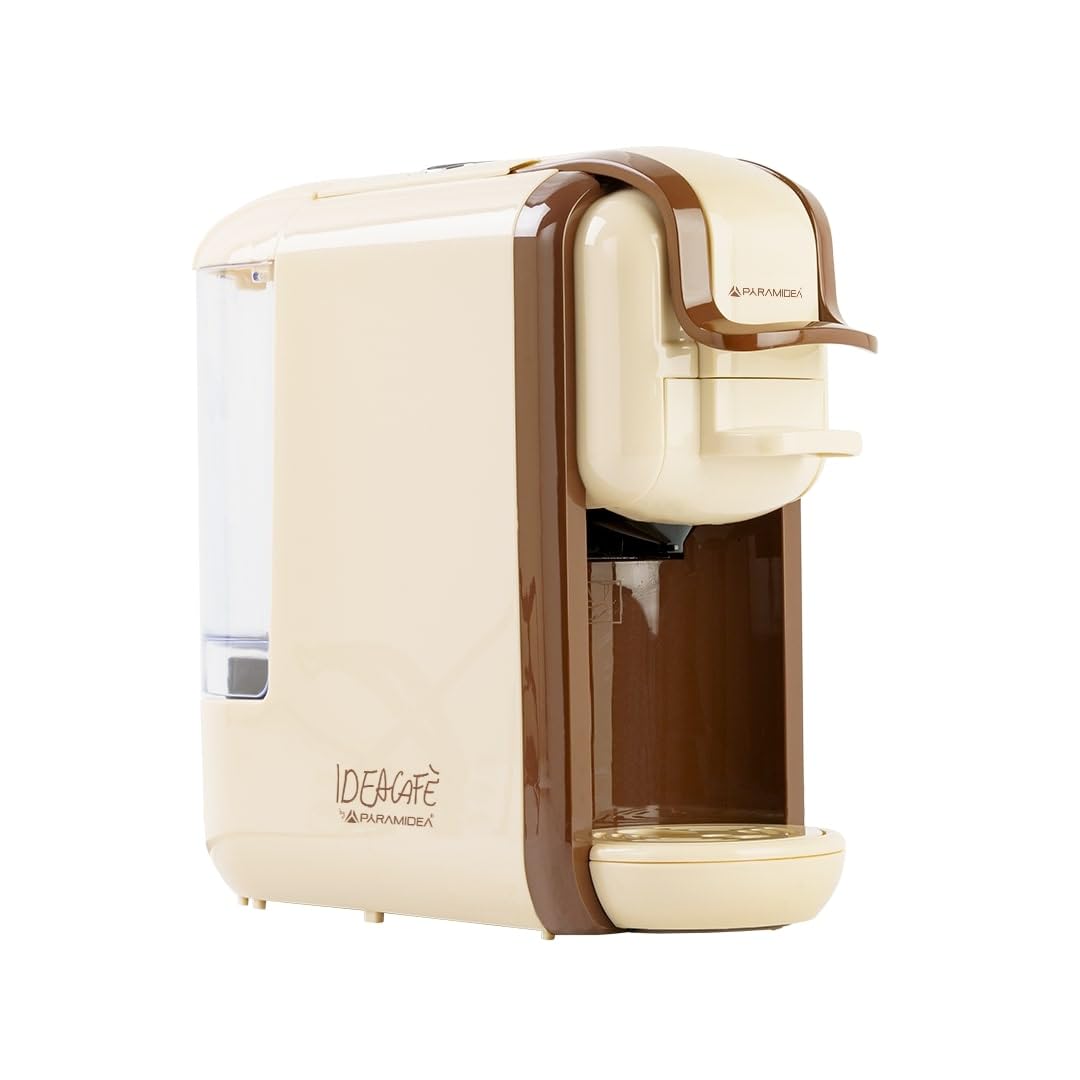 PYRAMIDEA Macchina per Caffè  3 in 1 Compatibile Nespresso Dolcegusto e Cialde Bevande Fredde da 0,6L Caffè Latte