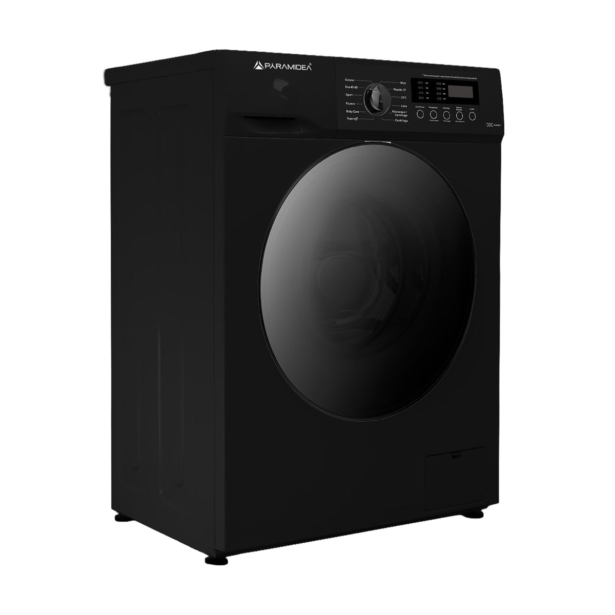 PYRAMIDEA Lavatrice 10 Kg. Inverter Classe A Nera LVB1014AINVB