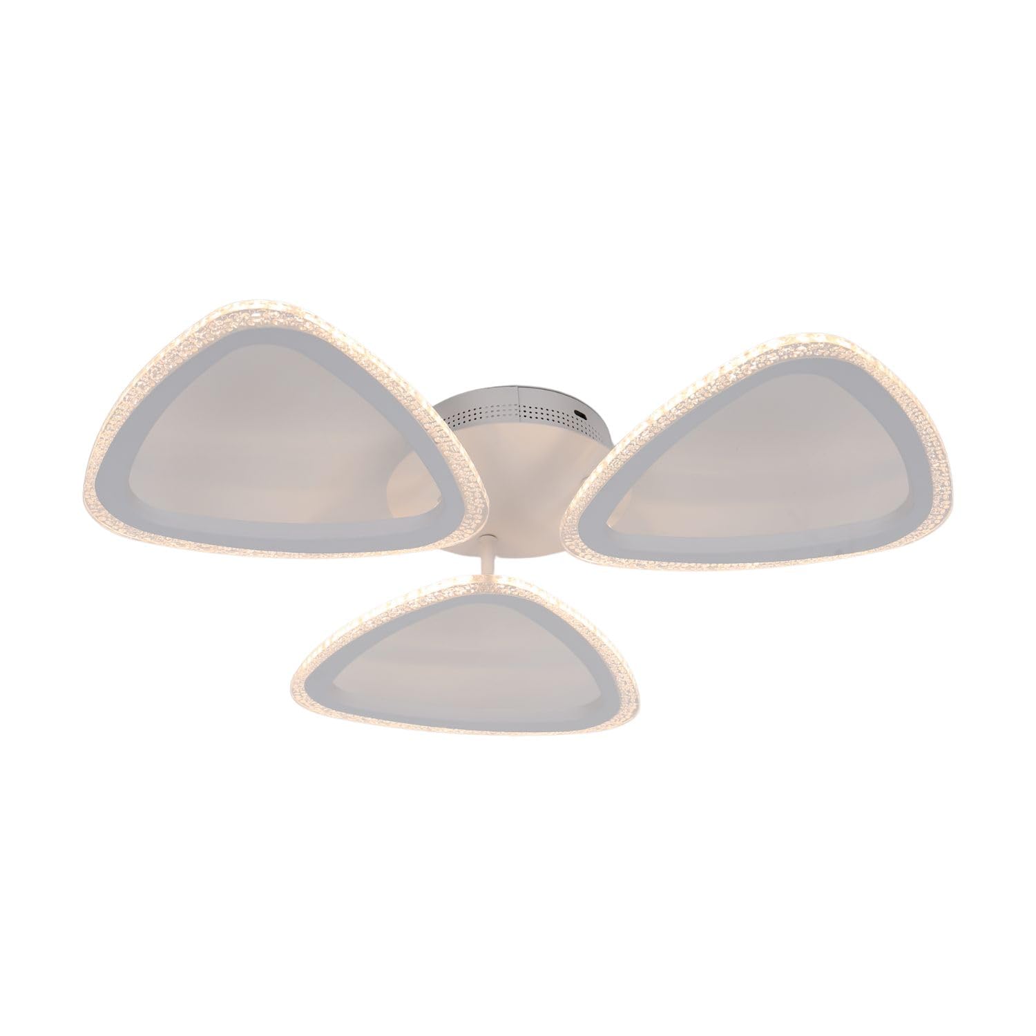 BUYBUY Lampadario LED 53W, Telecomando 2.4G, Luce Regolabile 6300lm BBLED011