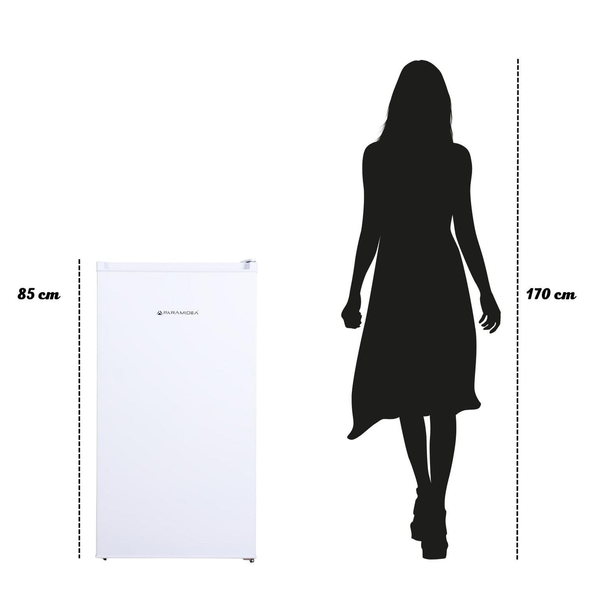 PYRAMIDEA Frigorifero Capacità Totale 100 Litri Classe E Colore Bianco FRG104W