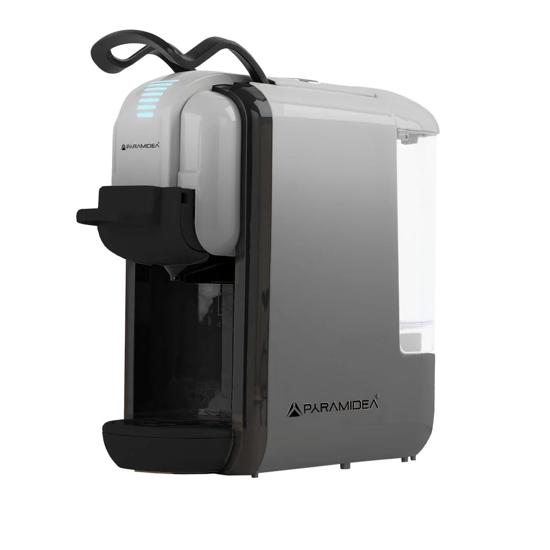 PYRAMIDEA Macchina per Caffè 3 in 1 Digitale Compatibile con Nespresso Dolcegusto e Cialde Bevande Fredde da 0,6L Silver ICP311SPLUS