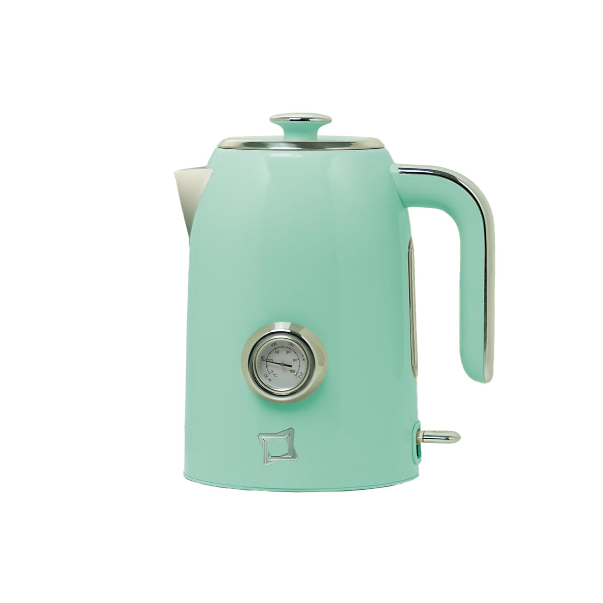 FIRST CLASS BOLLITORE Verde Stile Vintage con Corpo in Acciaio