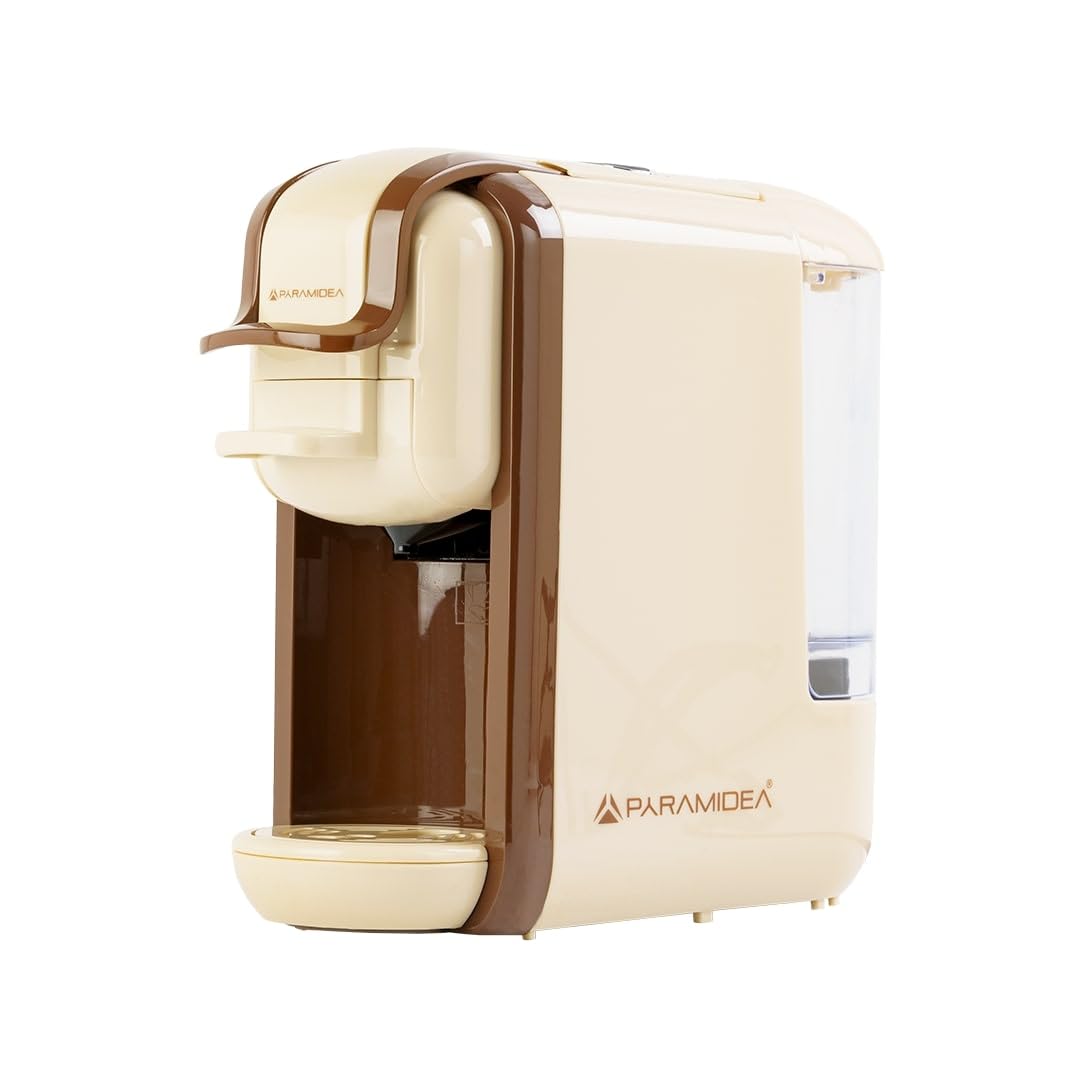 PYRAMIDEA Macchina per Caffè  3 in 1 Compatibile Nespresso Dolcegusto e Cialde Bevande Fredde da 0,6L Caffè Latte