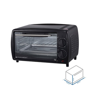 PYRAMIDEA Forno Elettrico Capacità 12 Litri 650 Watt con Timer Colore Bianco