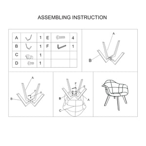 BUYBUY KIT 4 POLTRONCINE PICASSO 05 IN PATCHWORK