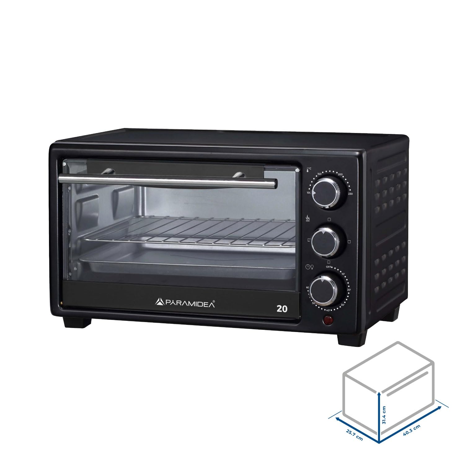 PYRAMIDEA Forno Elettrico 20 L Colore Bianco FO2008W