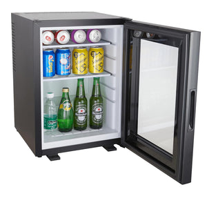BUYBUY Mini frigo bar 40 Litri Porta in Vetro Senza Compressore Silenzioso per Hotel e Ufficio MBG42