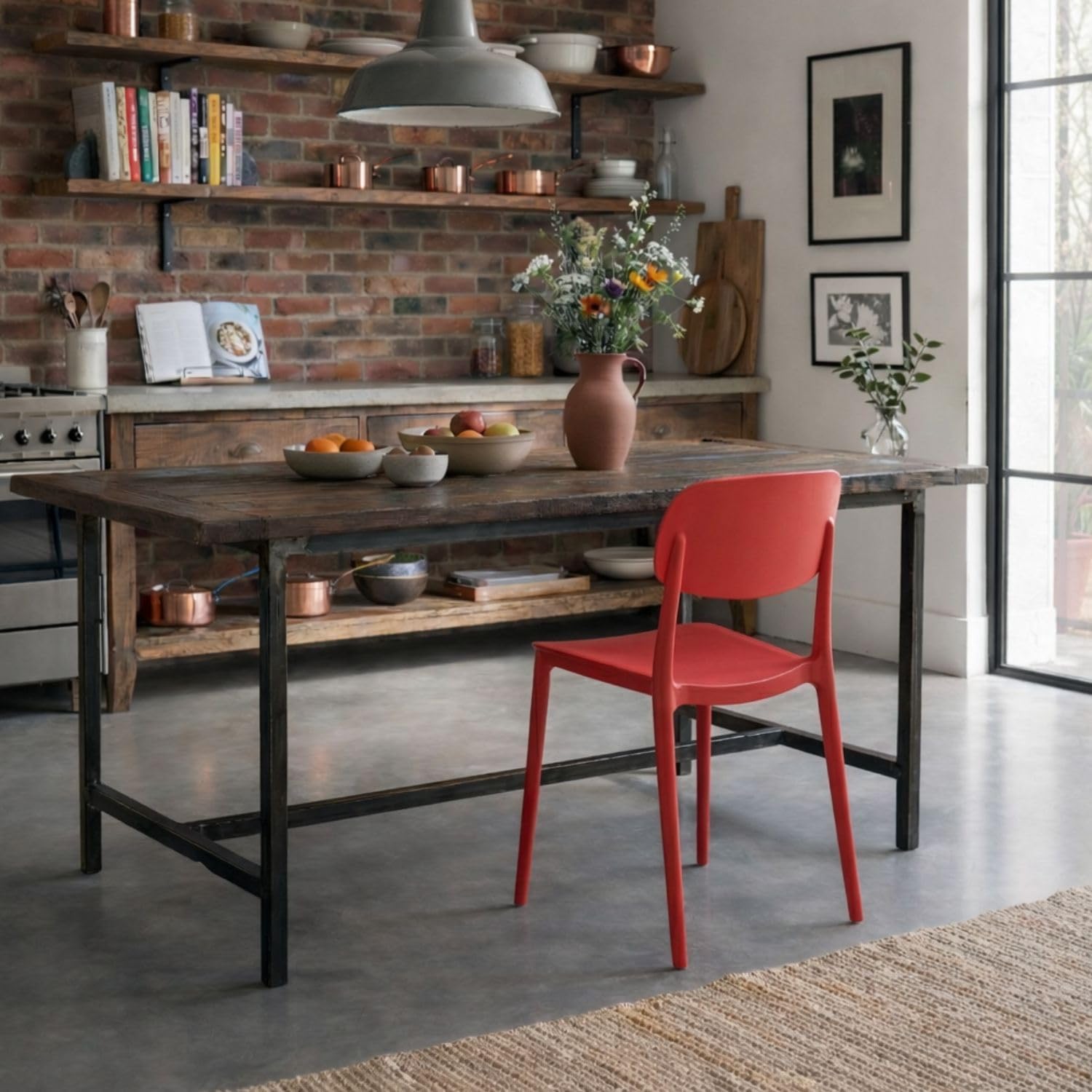 buybuy Sedia Catania Colore Rosso CTN08R
