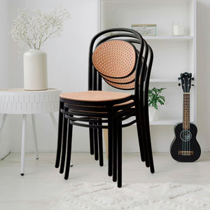 BUYBUY Sedia Arredamento da Interno Trieste Colore Nero TRS001B