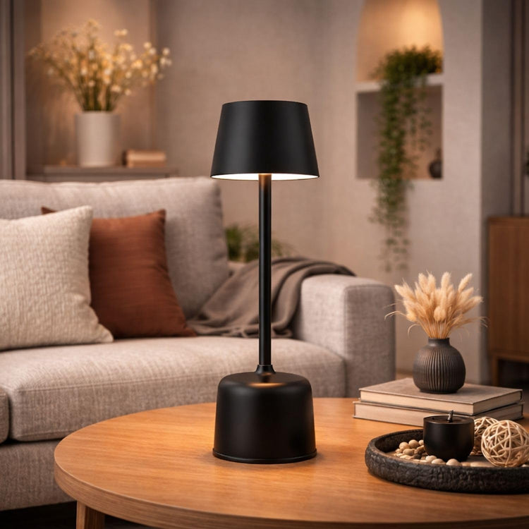 Pyramidea Kit 2 Lampade da Tavolo Colore Nero LRP10N
