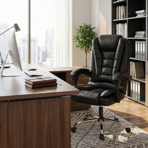 buybuy Sedia da Ufficio Professionale Colore Nero con Schienale Reclinabile OC14B