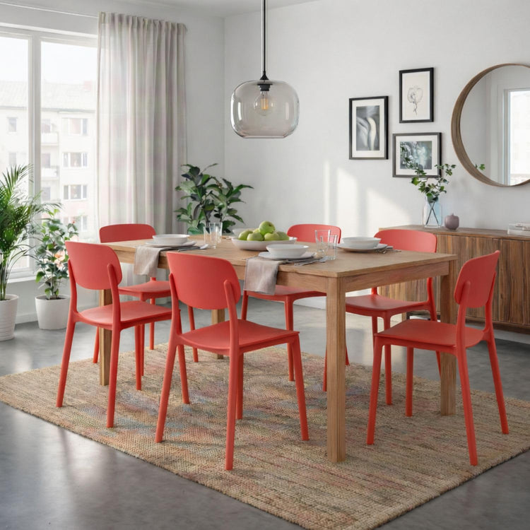 buybuy Sedia Catania Colore Rosso CTN08R