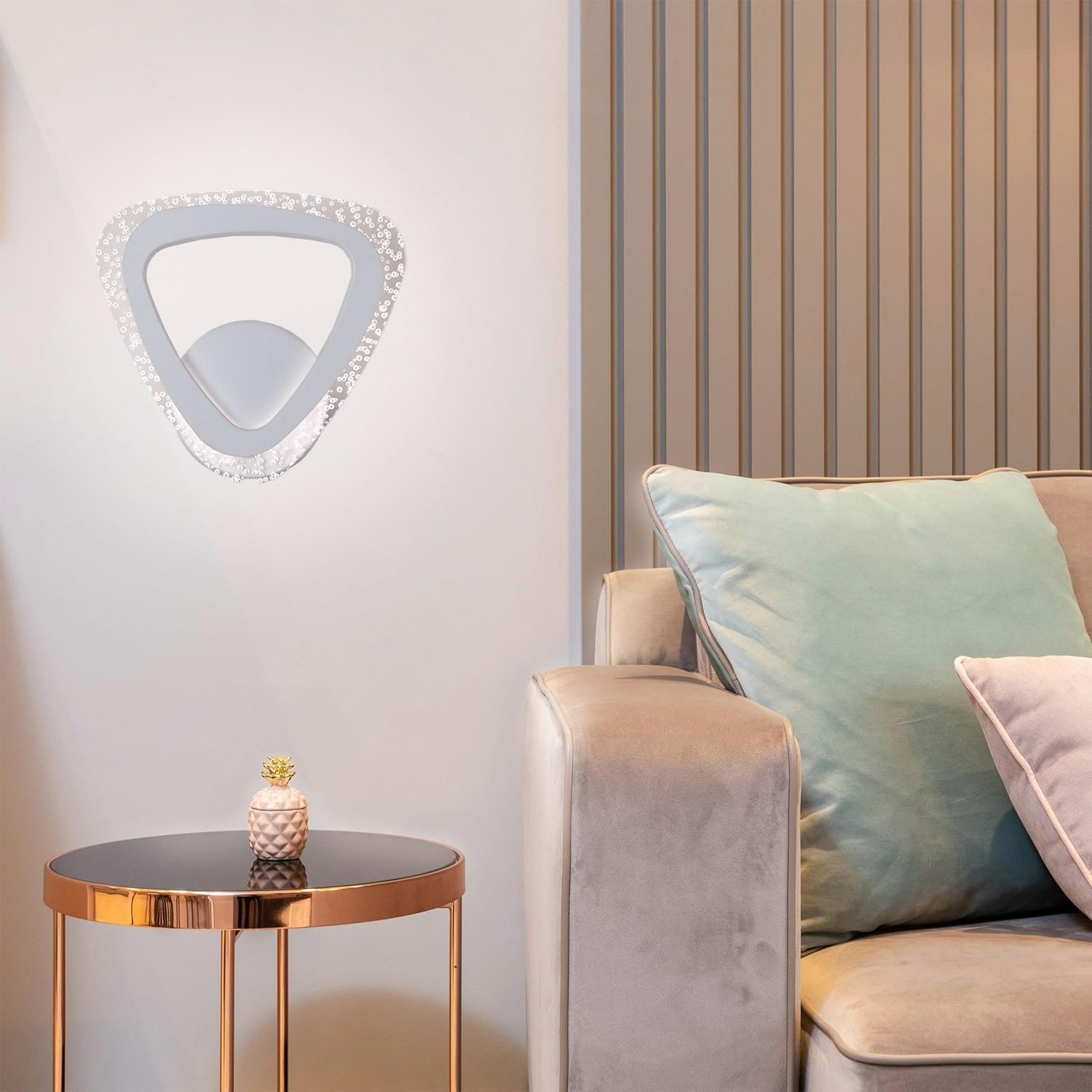 BUYBUY Lampadario LED 12W, Luce Regolabile 1300lm BBLED012