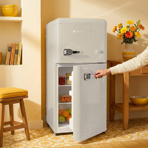 Pyramidea Frigo Retrò 100 litri lordi Color Bianco MAMBO105W