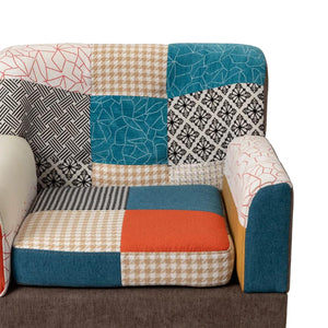 buybuy Divano Monoposto Modello Primavera Rivestimento Stoffa Stile Patchwork PRI75