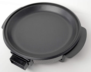 PYRAMIDEA Piatto Multifunzione Elettrico per Pizza Potenza 1500W con Coperchio e Termostato in Acciaio Colore Nero PM1500…