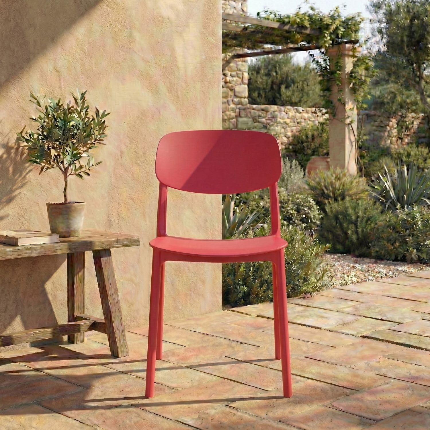 buybuy Sedia Catania Colore Rosso CTN08R