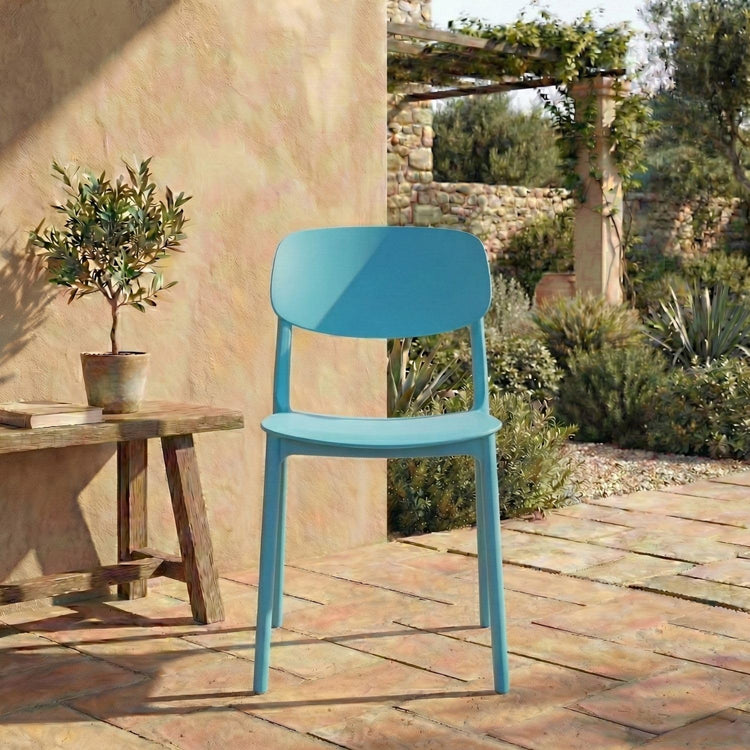 buybuy Sedia Catania Colore Azzurro CTN06LB