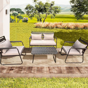 KIT TAVOLO POLTRONCINE E DIVANETTO DA GIARDINO