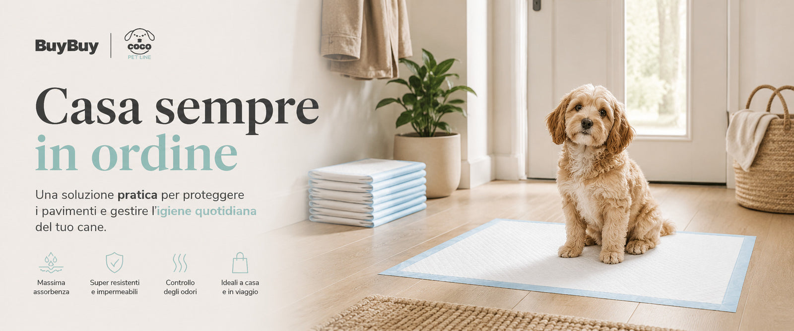 500 TRAVERSE ASSORBENTI PER CANI 60x60cm CUCCIOLI POLIMERI PANNOLINI CANE