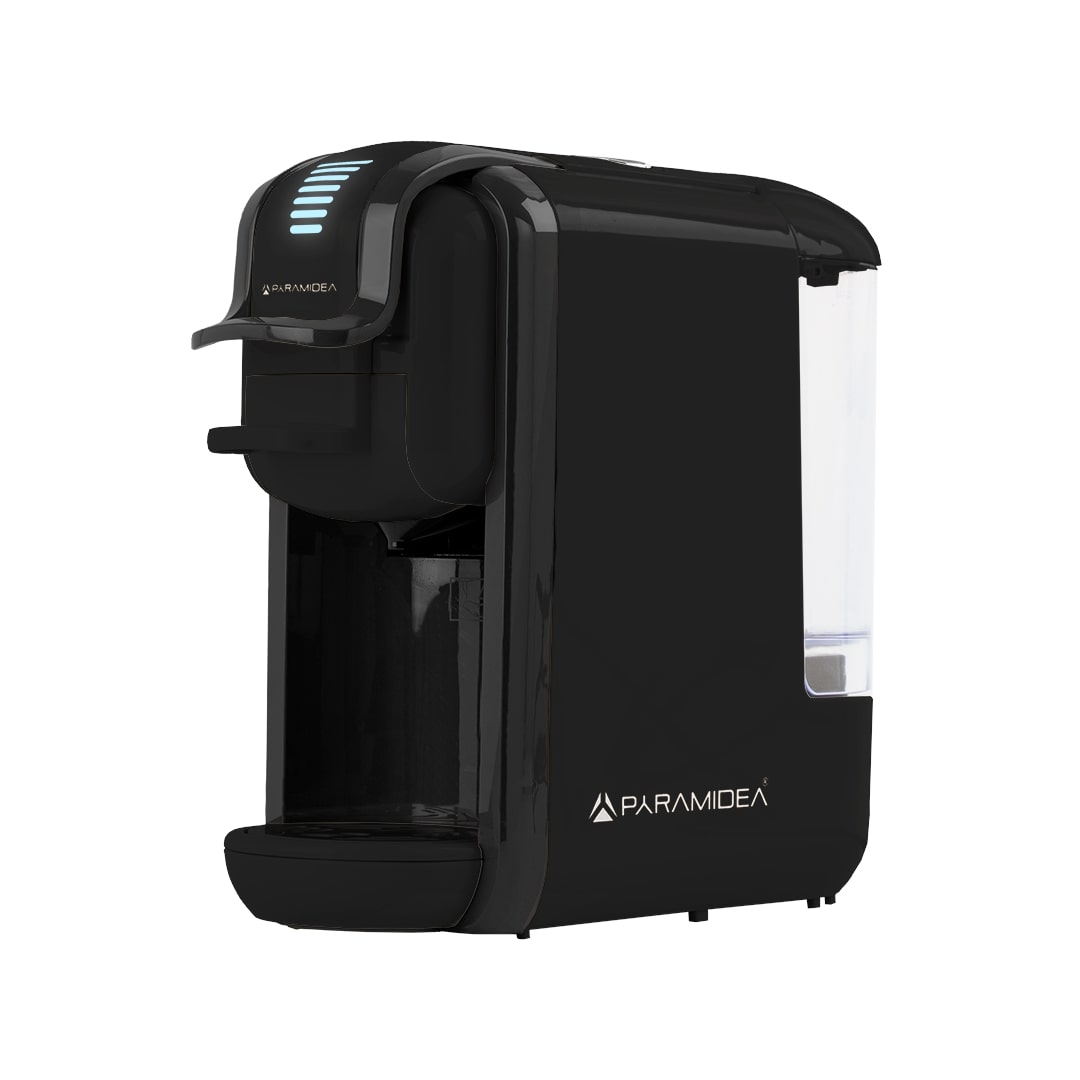 PYRAMIDEA Macchina per Caffè 3 in 1 Digitale Compatibile con Nespresso Dolcegusto e Cialde Bevande Fredde da 0,6L Nero ICP311BPLUS